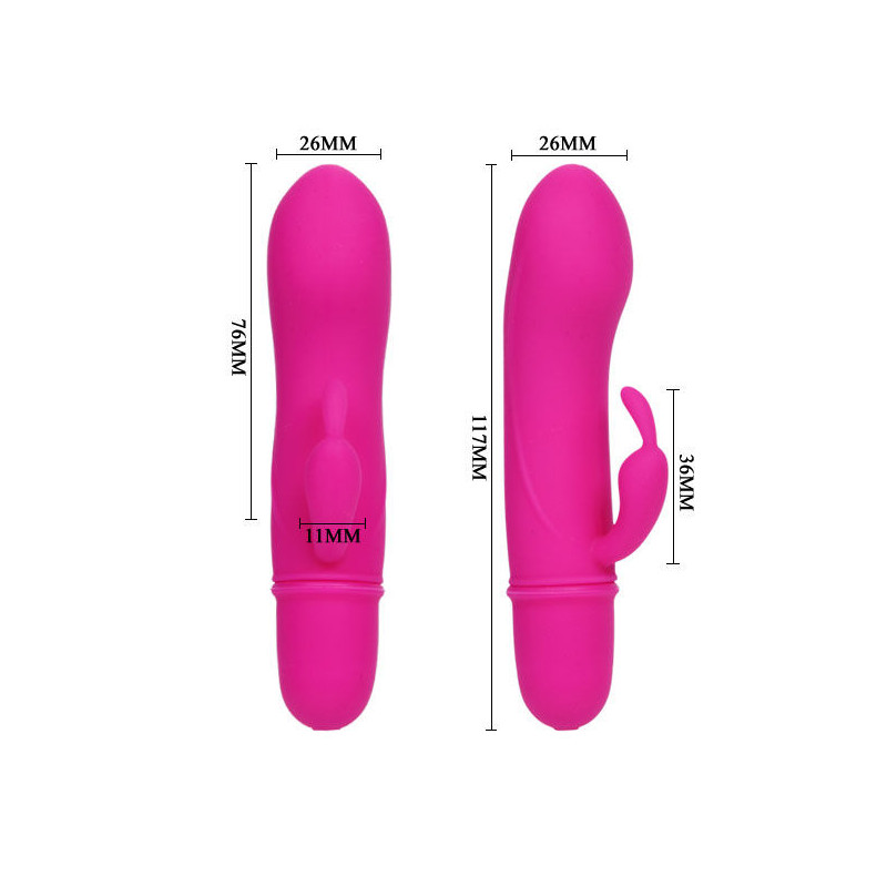 PRETTY LOVE FLIRTATION VIBRADOR CON RABBIT CAESAR