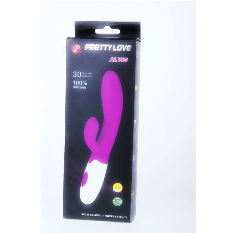 PRETTY LOVE FLIRTATION VIBRADOR CON ESTIMULADOR CLITORIS ALVIS