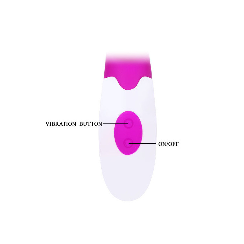 PRETTY LOVE FLIRTATION VIBRADOR CON ESTIMULADOR CLITORIS ALVIS