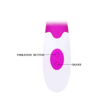 PRETTY LOVE FLIRTATION VIBRADOR CON ESTIMULADOR CLITORIS ALVIS