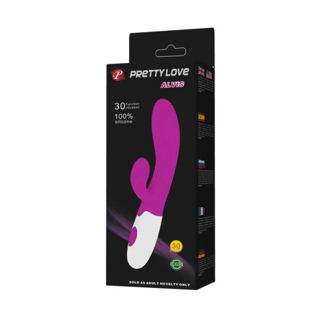PRETTY LOVE FLIRTATION VIBRADOR CON ESTIMULADOR CLITORIS ALVIS