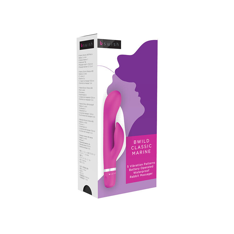 B SWISH BWILD CLASSIC MARINE RABBIT VIBRATOR CERISE