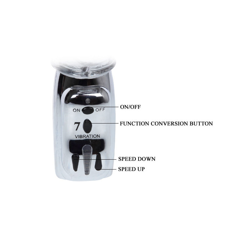 BAILE AMOUR MISSILE ROTADOR TRANSPARENTE 265 CM