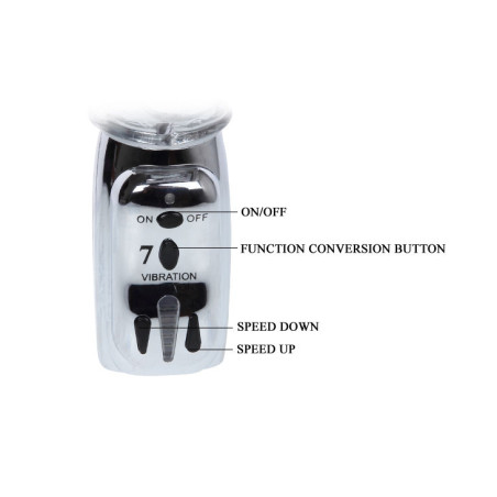 BAILE AMOUR MISSILE ROTADOR TRANSPARENTE 265 CM