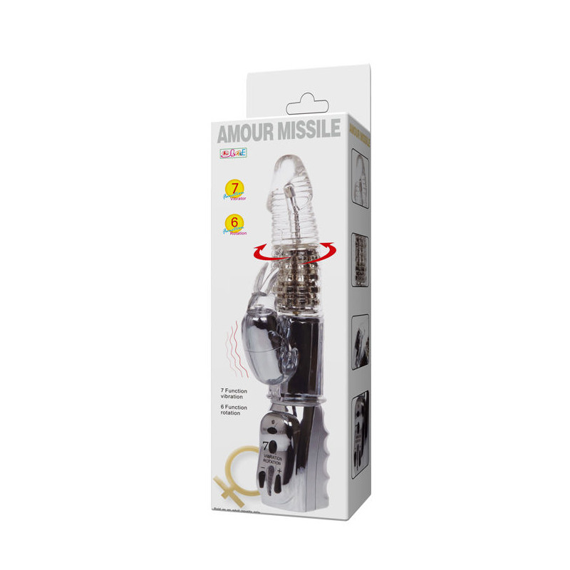 BAILE AMOUR MISSILE ROTADOR TRANSPARENTE 265 CM