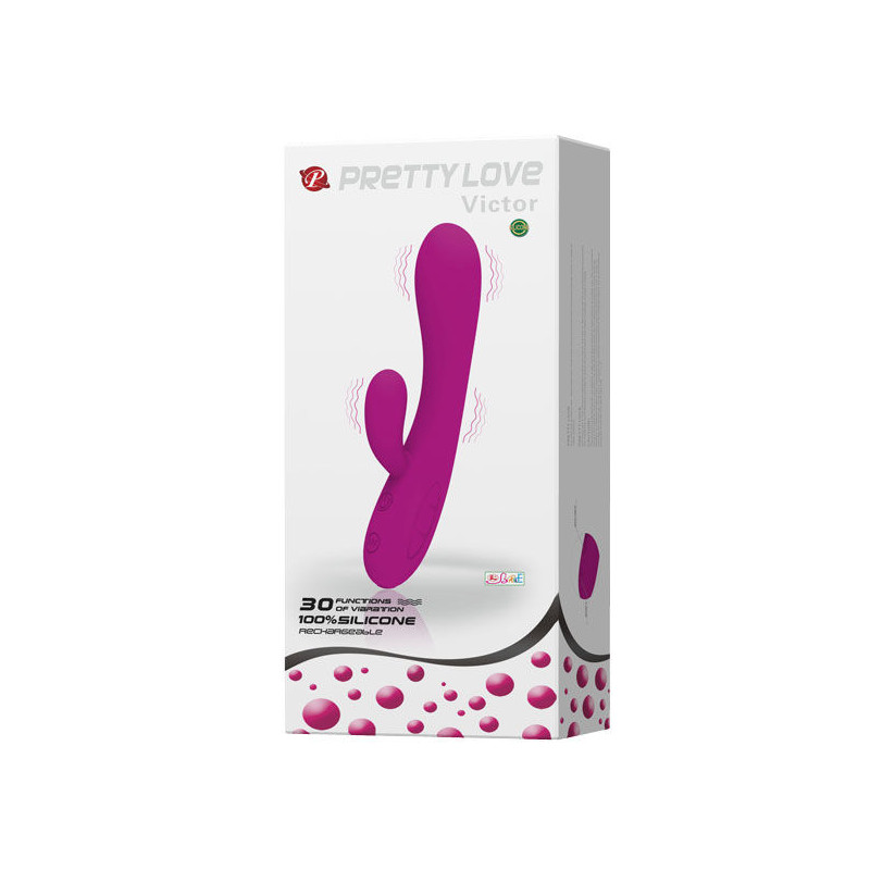 PRETTY LOVE SMART VICTOR VIBRADOR CON ESTIMULADOR CLITORIS