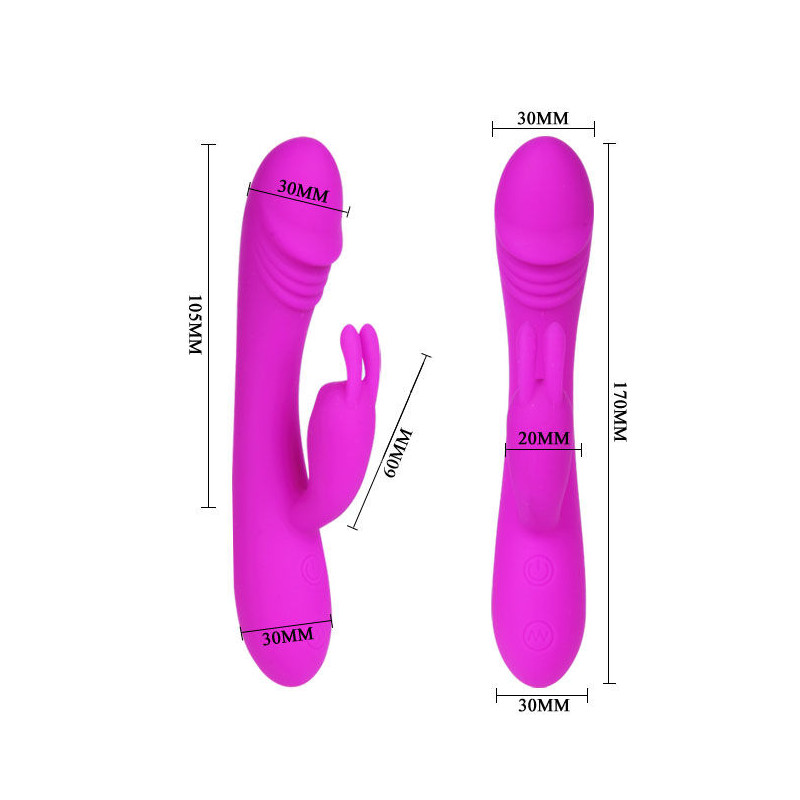 PRETTY LOVE SMART VIBRADOR CON RABBIT 30 MODOS HUNTER