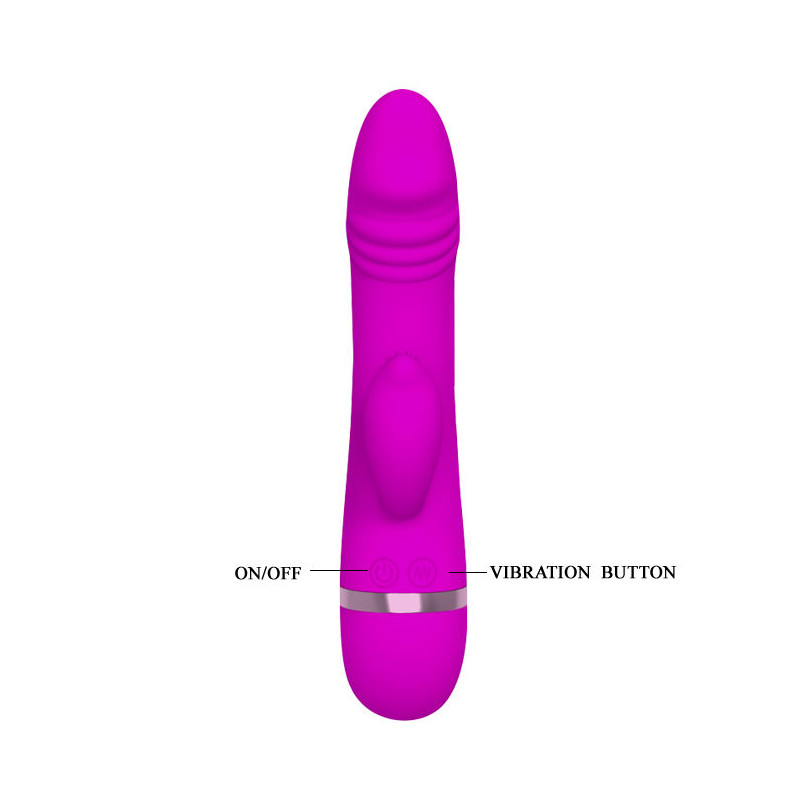 PRETTY LOVE FLIRTATION VIBRADOR CON RABBIT DAVID
