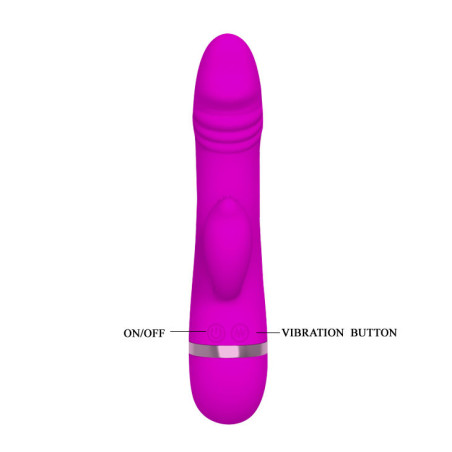 PRETTY LOVE FLIRTATION VIBRADOR CON RABBIT DAVID