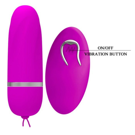 PRETTY LOVE HUEVO VIBRADOR DEBBY CON MANDO