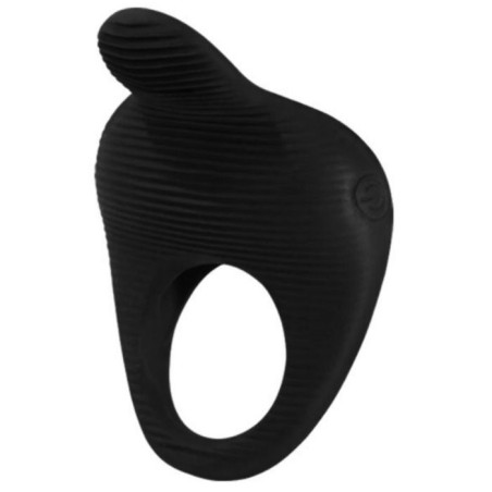 PRETTY LOVE THIMBLE ANILLO VIBRADOR NEGRO