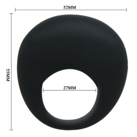 PRETTY LOVE TRAP ANILLO VIBRADOR NEGRO