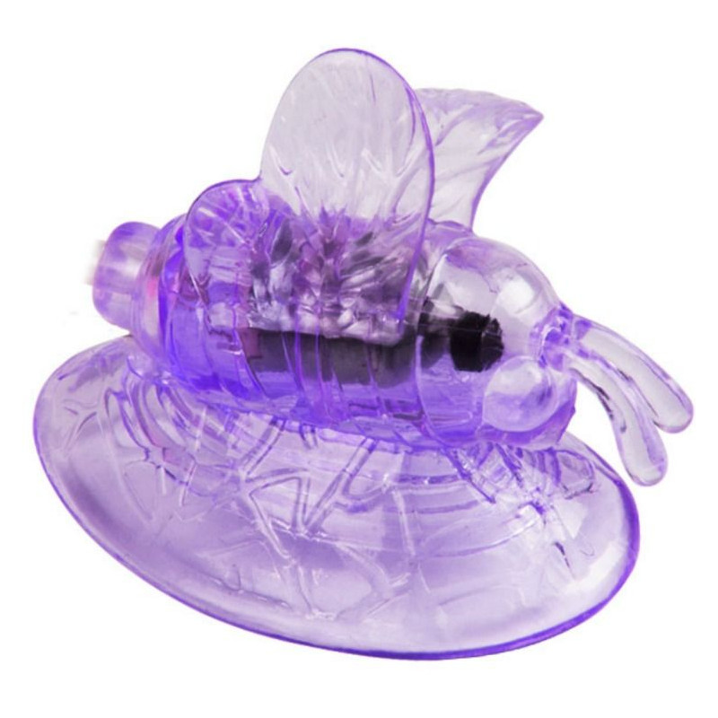 BAILE MARIPOSA VIBRADORA ESTIMULACION CLITORIS LILA