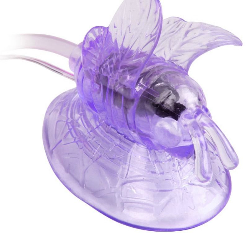 BAILE MARIPOSA VIBRADORA ESTIMULACION CLITORIS LILA