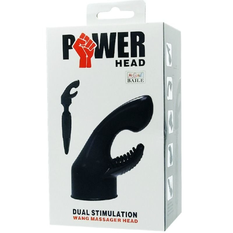 BAILE POWER HEAD CABEZAL INTERCAMBIALE PARA MASAJEADOR ESTIMULACION PUNTO G Y CLITORIS