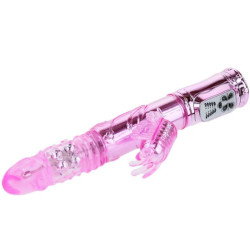 BAILE VIBRADOR RECARGABLE CON ROTACION Y ESTIMULADOR THROBBING BUTTERF 2