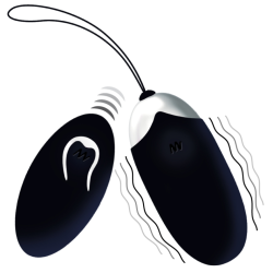 INTENSE FLIPPY II HUEVO RECARGABLE REMOTO NEGRO 2