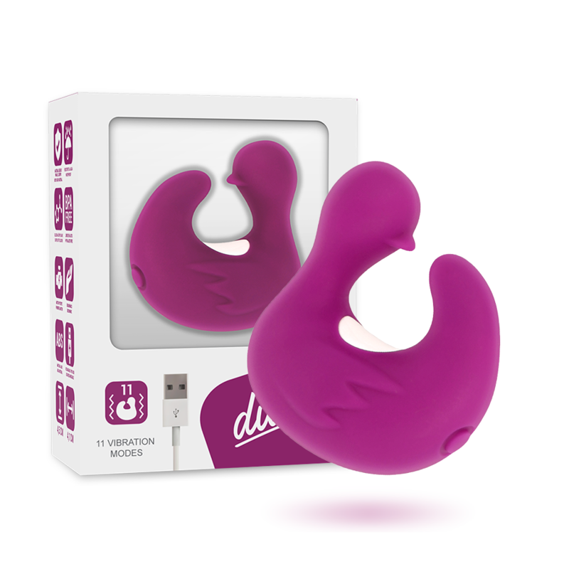 COVERME DEDAL PATO ESTIMULADOR DE SILICONA RECARGABLE DUCKYMANIA