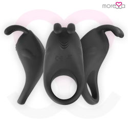 MORESSA BRAD PREMIUM SILICONE RECARGABLE NEGRO 2