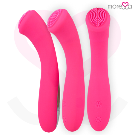 MORESSA CELSO MASAJEADOR DUO PUNTO G Y SUERO PELVICO PREMIUM SILICONE RECARGABLE