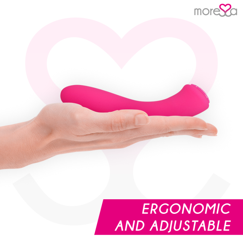 MORESSA CELSO MASAJEADOR DUO PUNTO G Y SUERO PELVICO PREMIUM SILICONE RECARGABLE