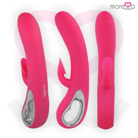 MORESSA DUSTIN SUCCIONADOR CLITORIAL Y POTENTE VIBRACION PREMIUM SILICONE RECARGABLE