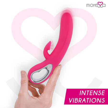 MORESSA DUSTIN SUCCIONADOR CLITORIAL Y POTENTE VIBRACION PREMIUM SILICONE RECARGABLE
