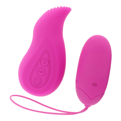 MORESSA EDGAR SET DUO HUEVO REMOTO Y MANDO CON VIBRACION INCORPORADA PREMIUM SILICONE CONTROL REMOTO 2
