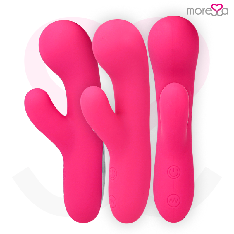 MORESSA JERRY CLIP VIBRADOR PUNTO G Y CLITORIS PREMIUM SILICONE RECARGABLE