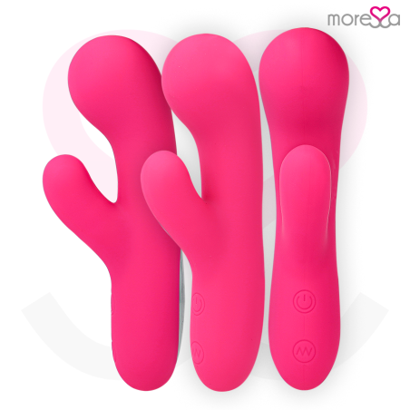 MORESSA JERRY CLIP VIBRADOR PUNTO G Y CLITORIS PREMIUM SILICONE RECARGABLE
