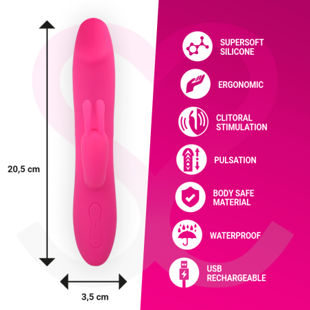 MORESSA MOLLY IMPULSOR UPDOWN Y POTENTE VIBRACION PREMIUM SILICONE RECARGABLE