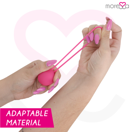 MORESSA OSIAN ONE ENTRENAMIENTO SUELO PELVICO 51gr PREMIUM SILICONA ROSA