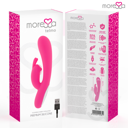 MORESSA TELMO TICKLING CLITORIAL PREMIUM SILICONE RECARGABLE