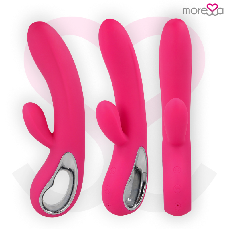 MORESSA TROY MASAJEADOR PUNTO G Y CLITORIS PREMIUM SILICONE RECARGABLE