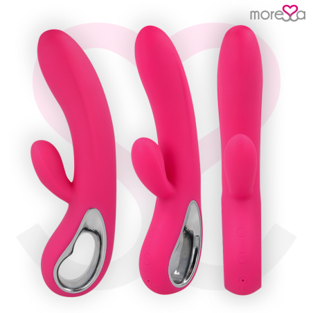 MORESSA TROY MASAJEADOR PUNTO G Y CLITORIS PREMIUM SILICONE RECARGABLE