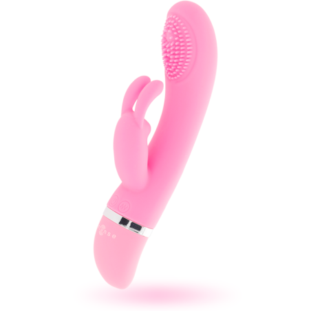 INTENSE SUSY VIBRADOR OSCILANTE SILICONA RABBIT ROSA