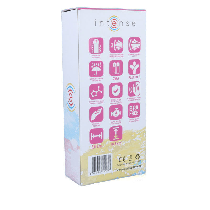 INTENSE SUSY VIBRADOR OSCILANTE SILICONA RABBIT ROSA