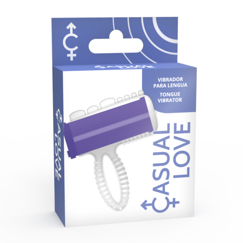 CASUAL LOVE RING VIBRADOR LENGUA LILA