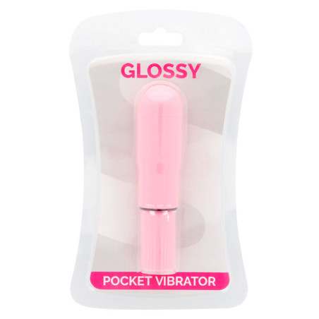 GLOSSY POCKET VIBRADOR ROSA