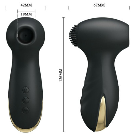 PRETTY LOVE SMART HAMMER VIBRACION Y SUCCIONADOR