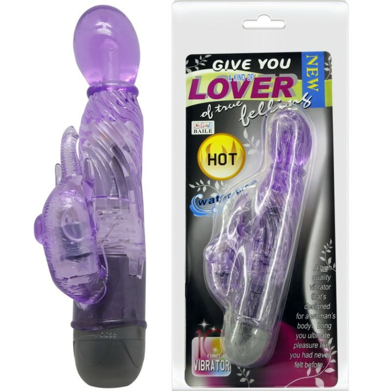 BAILE GIVE YOU A KIND OF LOVER VIBRADOR CON RABBIT LILA 10 MODOS