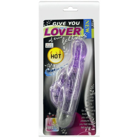 BAILE GIVE YOU A KIND OF LOVER VIBRADOR CON RABBIT LILA 10 MODOS
