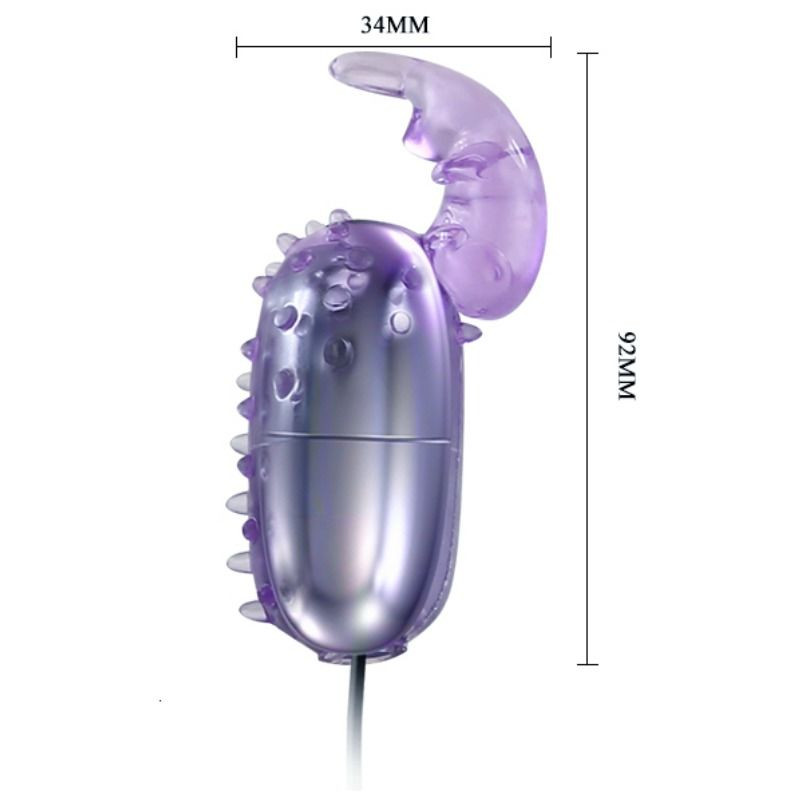 BAILE SUPER VIBRATOR HUEVO VIBRADOR CON ESTIMULADOR