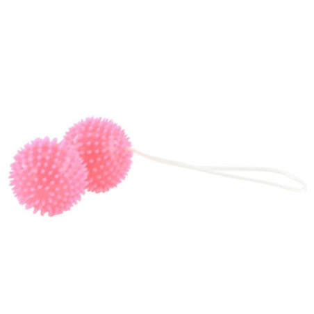 BAILE A DEEPLY PLEASURE BOLAS TEXTURADAS ROSA 36 CM