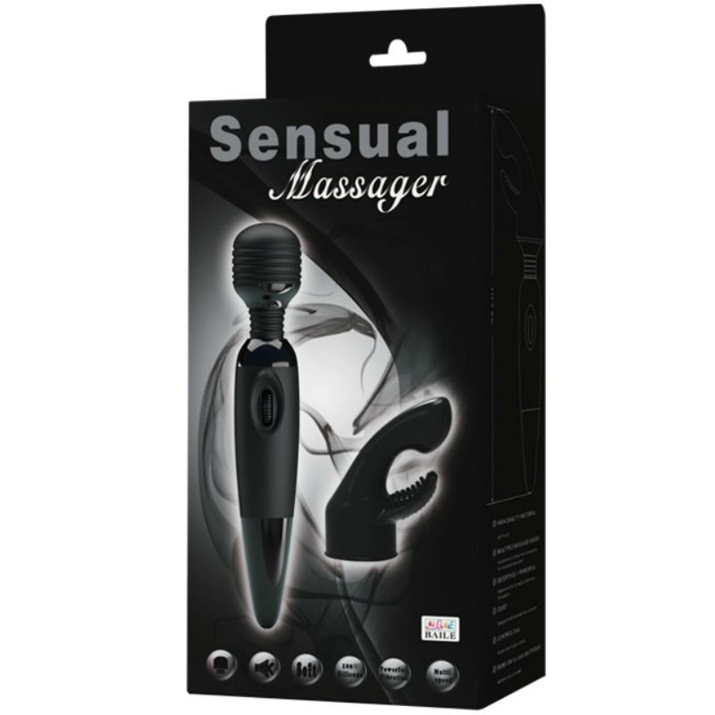 BAILE SENSUAL MASAJEADOR CON CABEZAL INTERCAMBIABLE