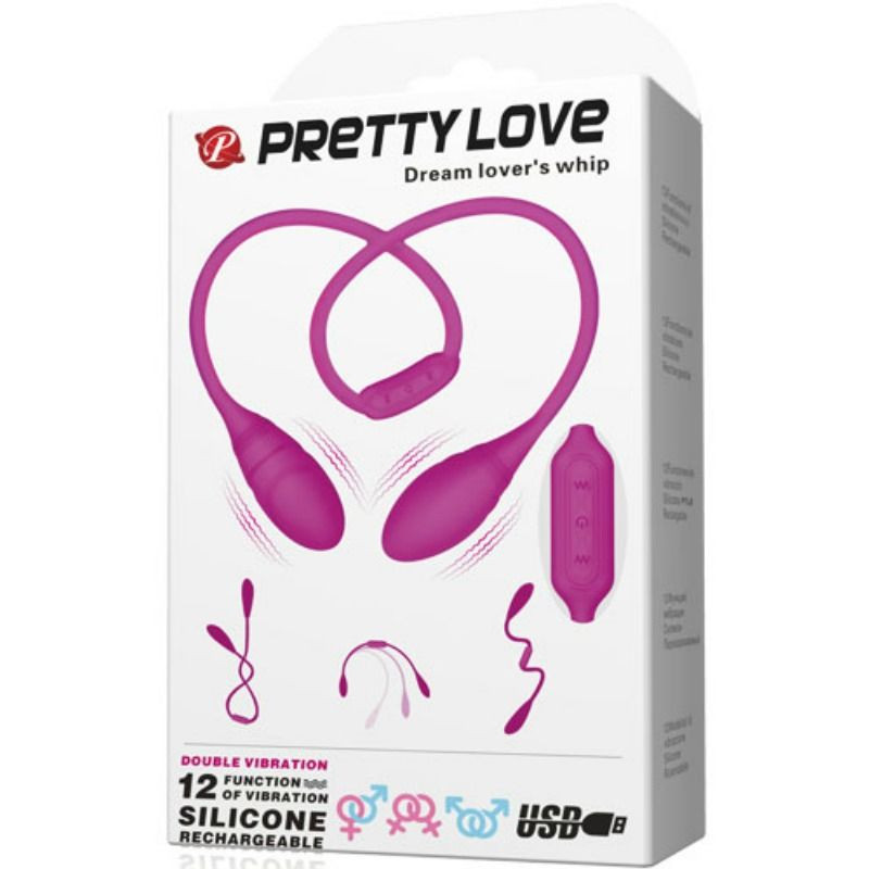PRETTY LOVE ESTIMULADOR UNISEX DREAM LOVERS WHIP