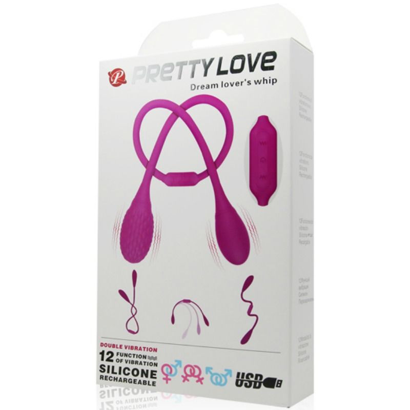 PRETTY LOVE ESTIMULADOR UNISEX DREAM LOVERS WHIP 2