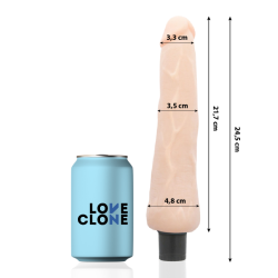LOVECLONE RAGNAR VIBRADOR REALISTICO SELF LUBRICATION 245 CM O 35 CM 2
