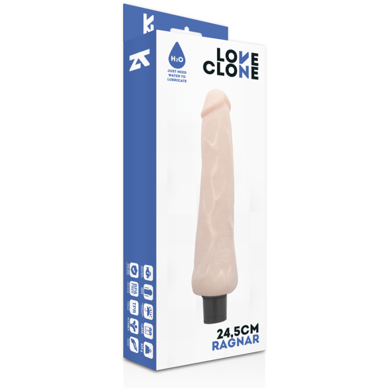 LOVECLONE RAGNAR VIBRADOR REALISTICO SELF LUBRICATION 245 CM O 35 CM