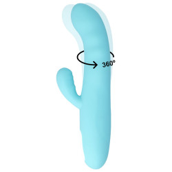 MIA EIFFEL VIBRADOR ROTADOR AZUL TURQUESA 2